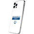 NFL Indianapolis Colts White Performance Series iPhone 12 Pro Skin